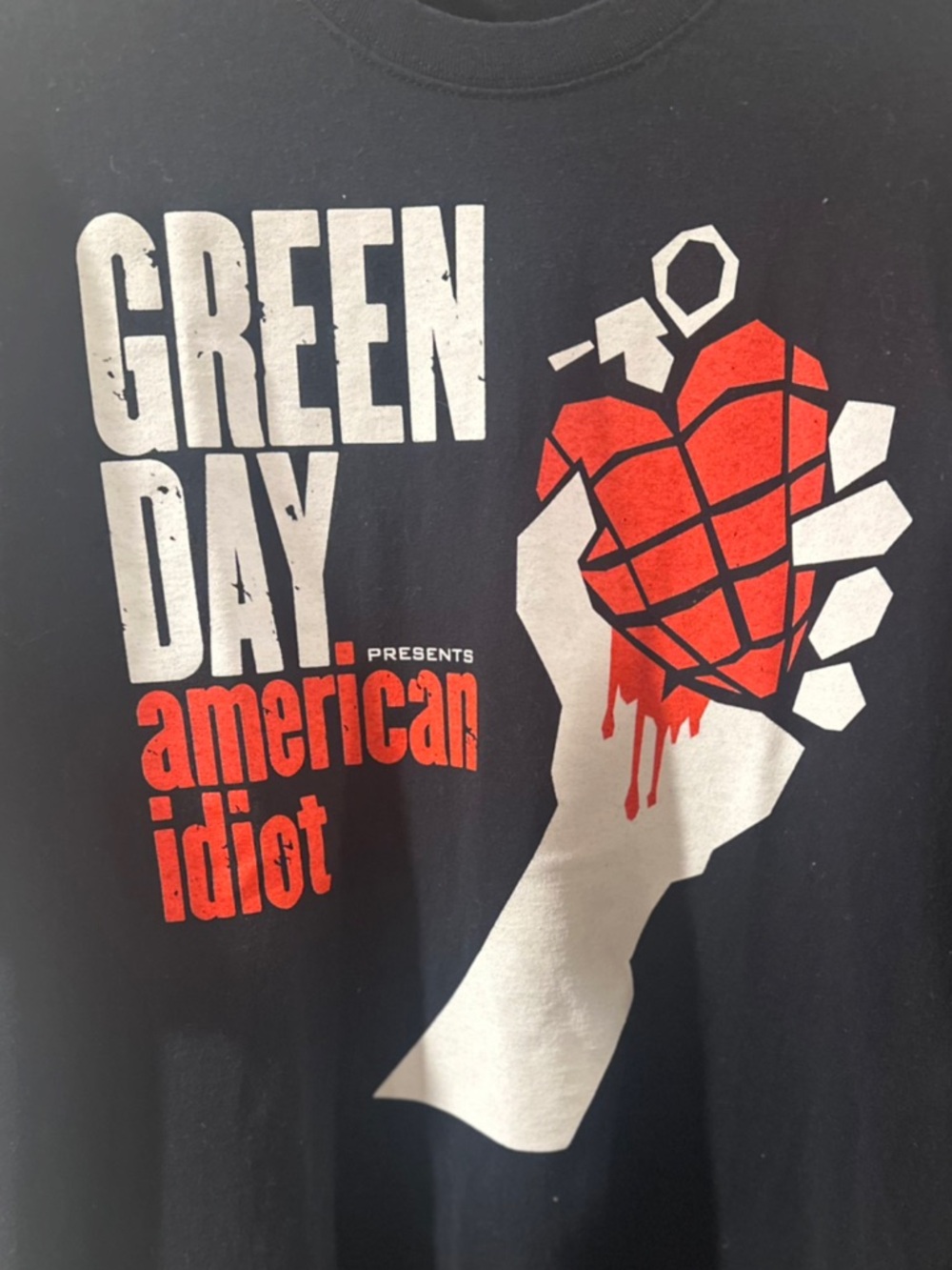 Vintage Y2K Green Day American Idiot Graphic Band T-Shirt Size Men’s Large - Picture 2 of 5